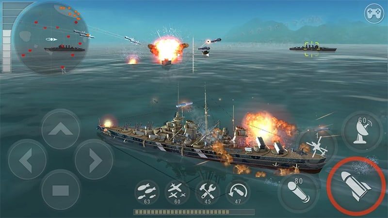 Tải Warship Battle MOD APK